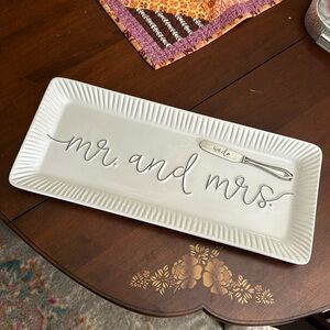 Mr. & Mrs. Platter with We Do Knife Set